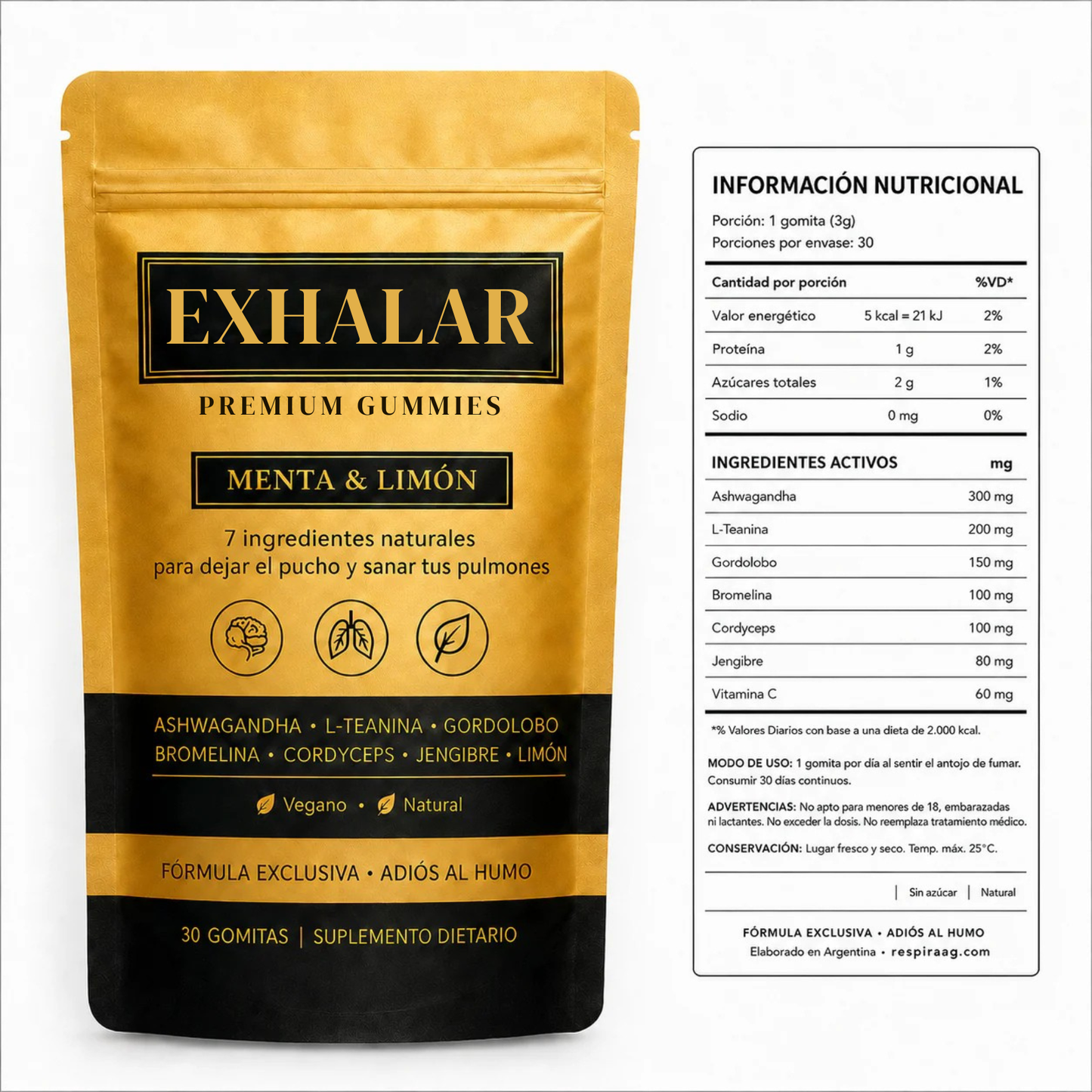 Respira - Gomitas Premium Anti-Smoking