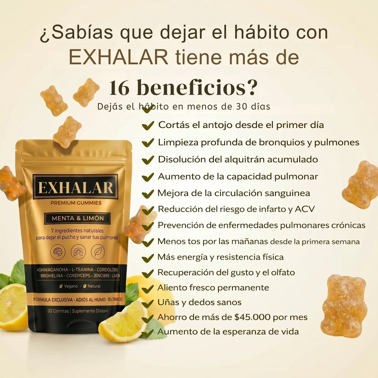 Respira - Gomitas Premium Anti-Smoking