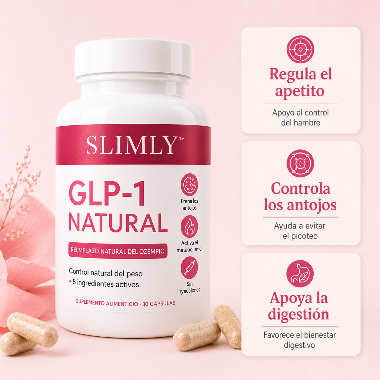 Slimly™ | GLP-1 Natural | Bajá de peso sin inyecciones, sin dietas extremas
