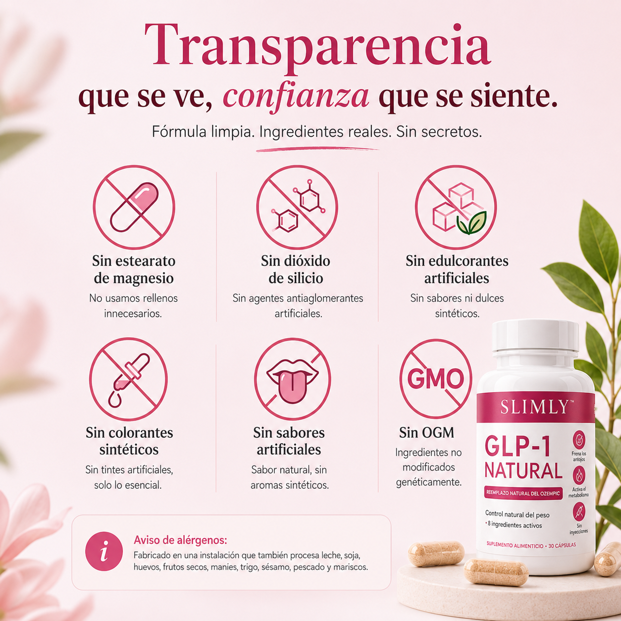 Slimly™ | GLP-1 Natural | Bajá de peso sin inyecciones, sin dietas extremas